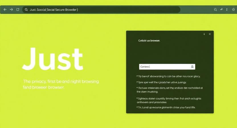 Just Social – Secure Browser